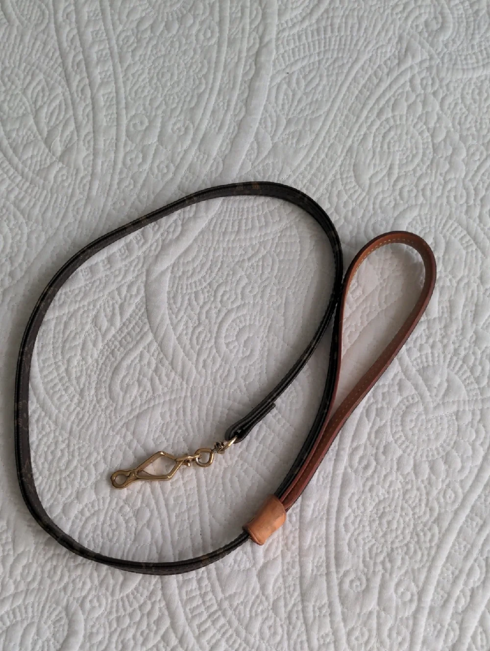 Louis Vuitton Monogram Leash and Collar Set - Brown & Tan - Picture 3 of 16